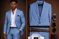 Light Blue Classic Two-Piece Suit