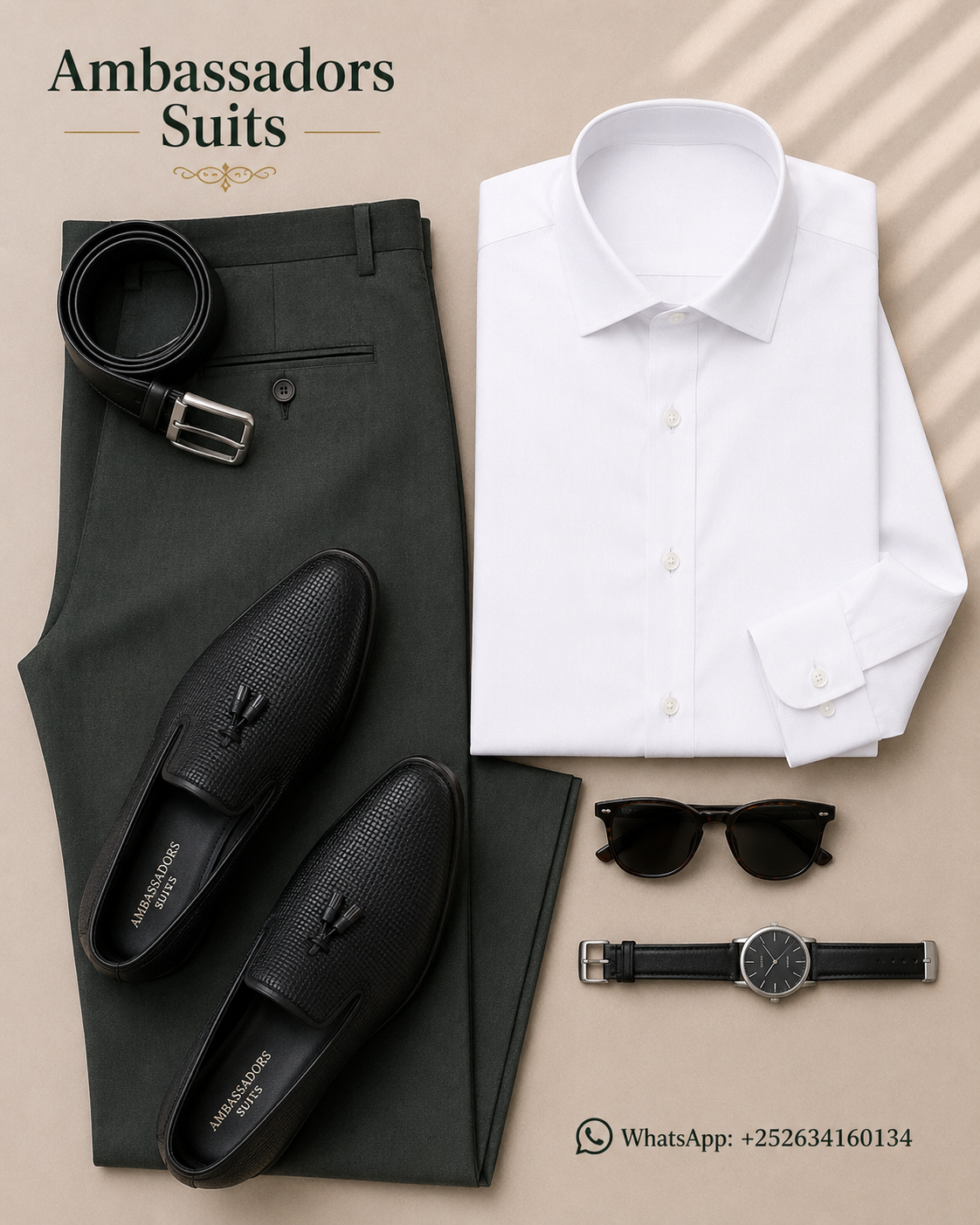 Ambassadors Complete Look 19 – Charcoal and White