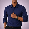 Ambassadors midnight navy men's formal shirt